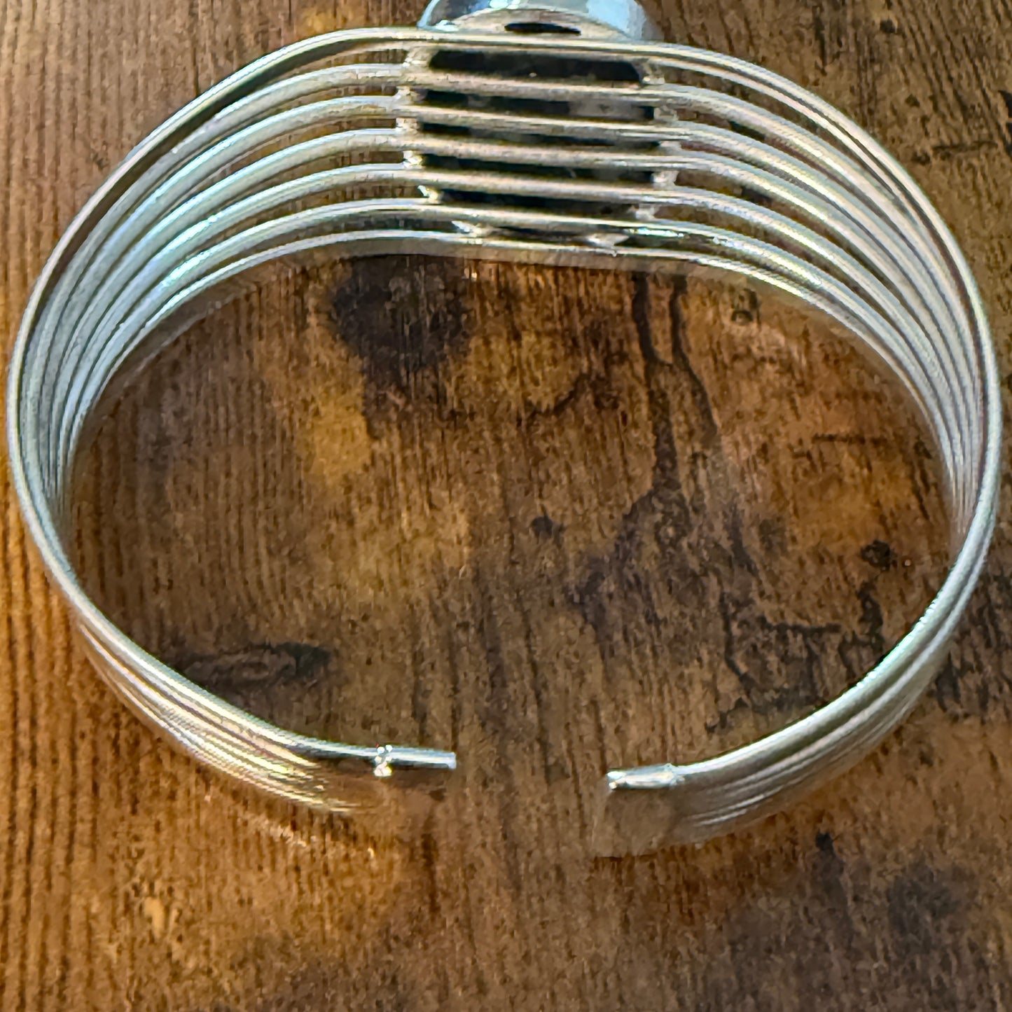 Navajo Style White Buffalo Dahlia Turquoise Sterling Silver Wide Cuff Bangle Bracelet Silver Elegant