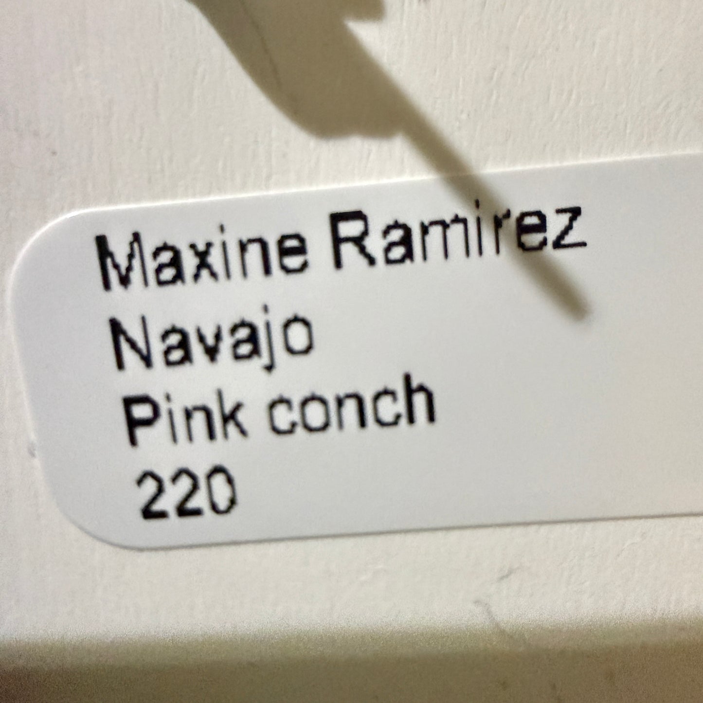 Navajo Handmade Pink Conch Stud Earring Half Cluster Sterling Silver 1 Inch Wild West Boho