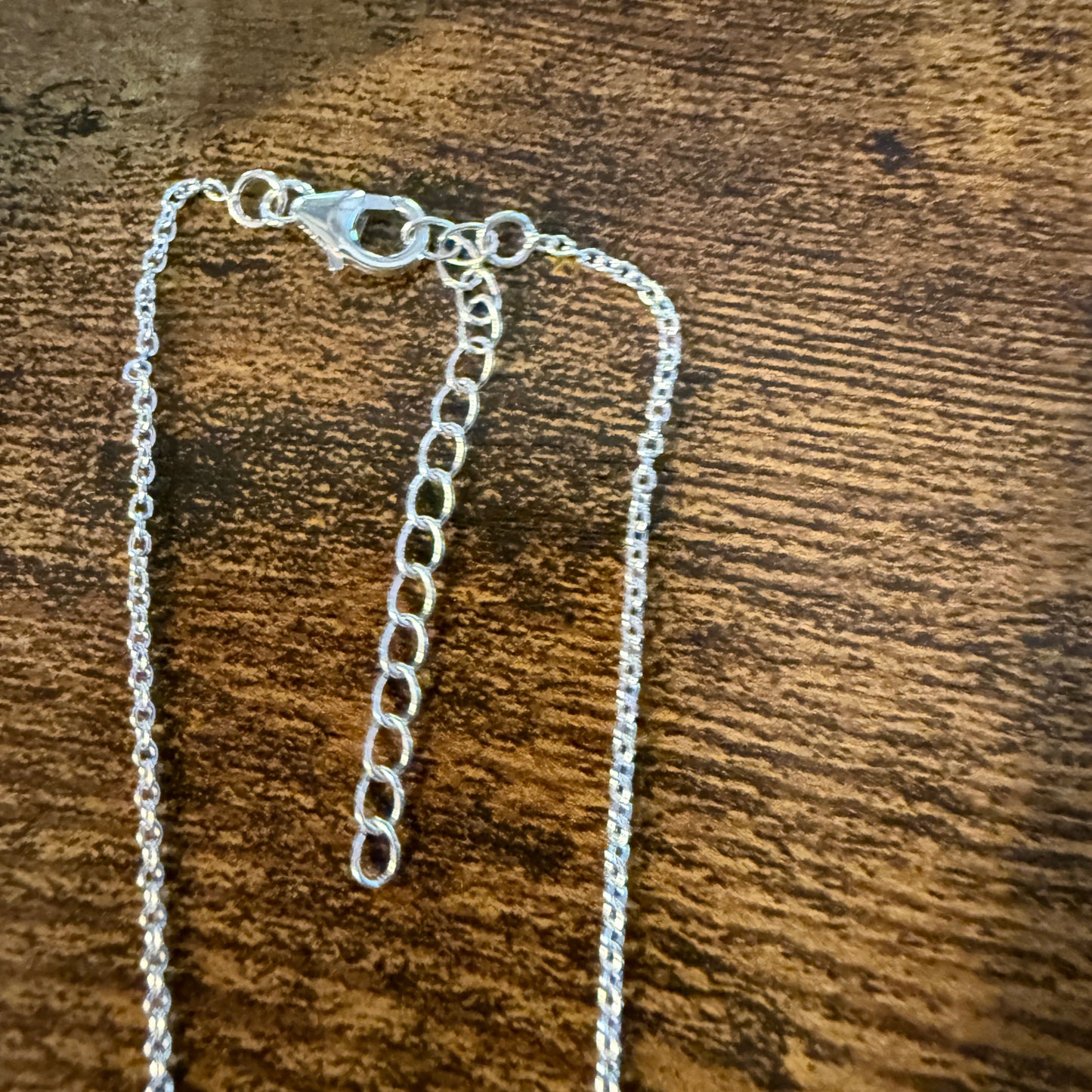 Palomino Turquoise Cross Religion Chain Necklace in Sterling Silver, 16 Inch Chain W/Extender Wild West Boho