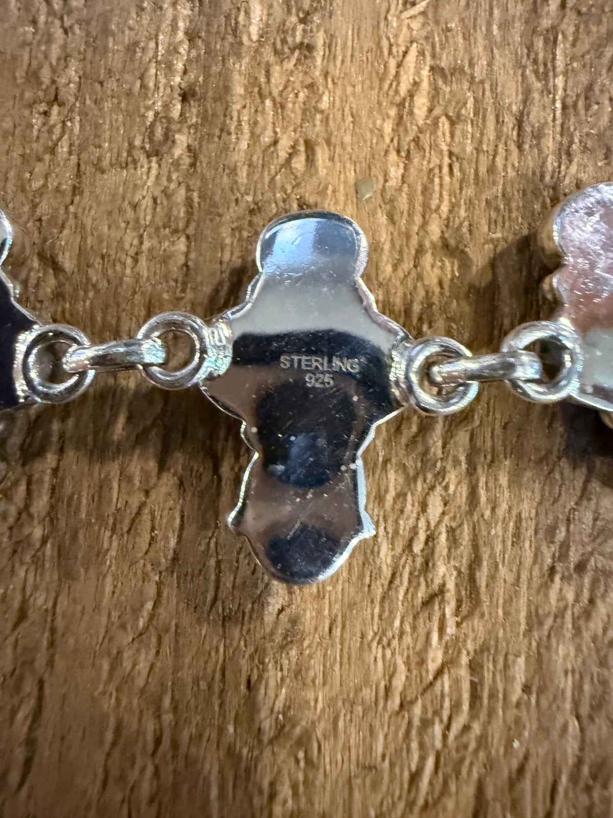 Larimar and Queen Pink Conch 18 Inch Adjustable Choker or Necklace In Sterling Silver