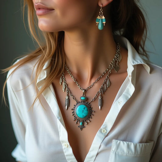 Bohemian, Southwestern, Turquoise, Jewelry - Bohemian Turquoise Jewelry for Southwestern Style You Can Wear