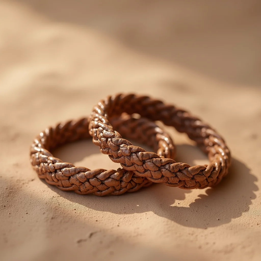 Desert-inspired Bracelets - Desert-Inspired Bracelets: Earthy Shine for Everyday Style