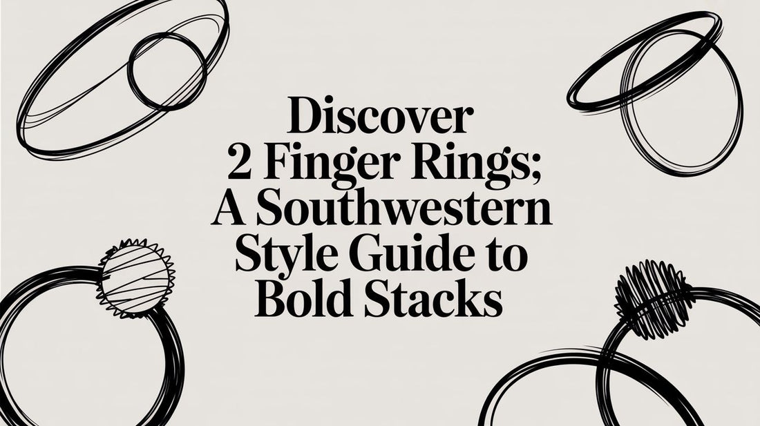 Discover 2 finger rings: A Southwestern Style Guide to Bold Stacks
