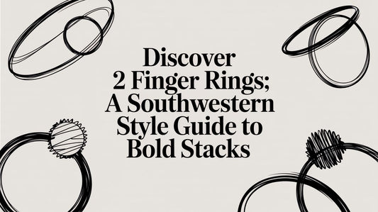 Discover 2 finger rings: A Southwestern Style Guide to Bold Stacks