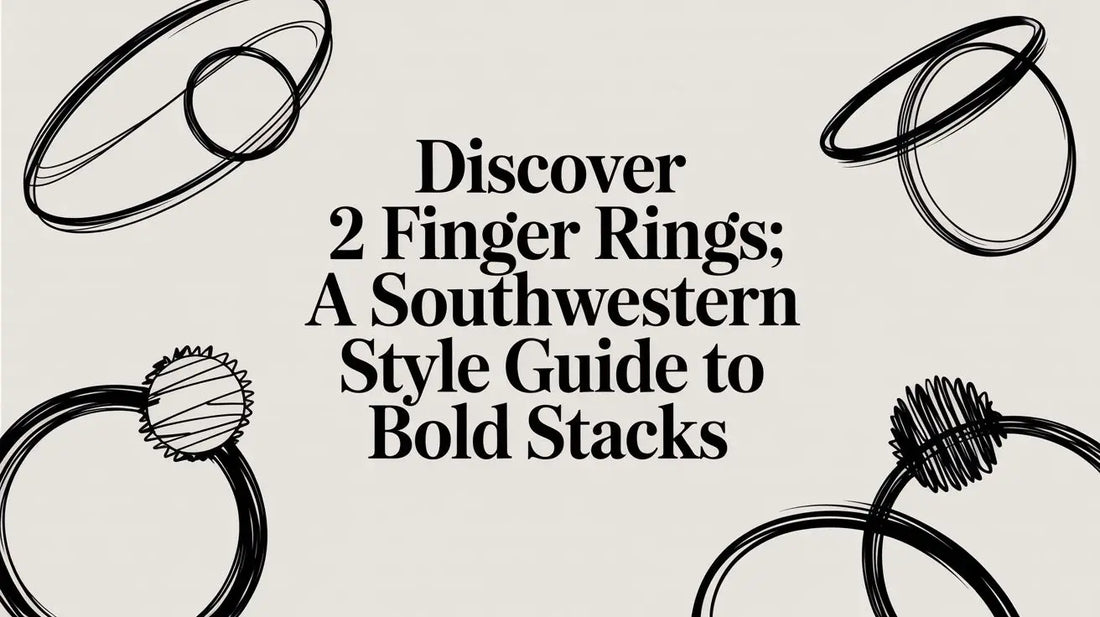 Discover 2 finger rings: A Southwestern Style Guide to Bold Stacks