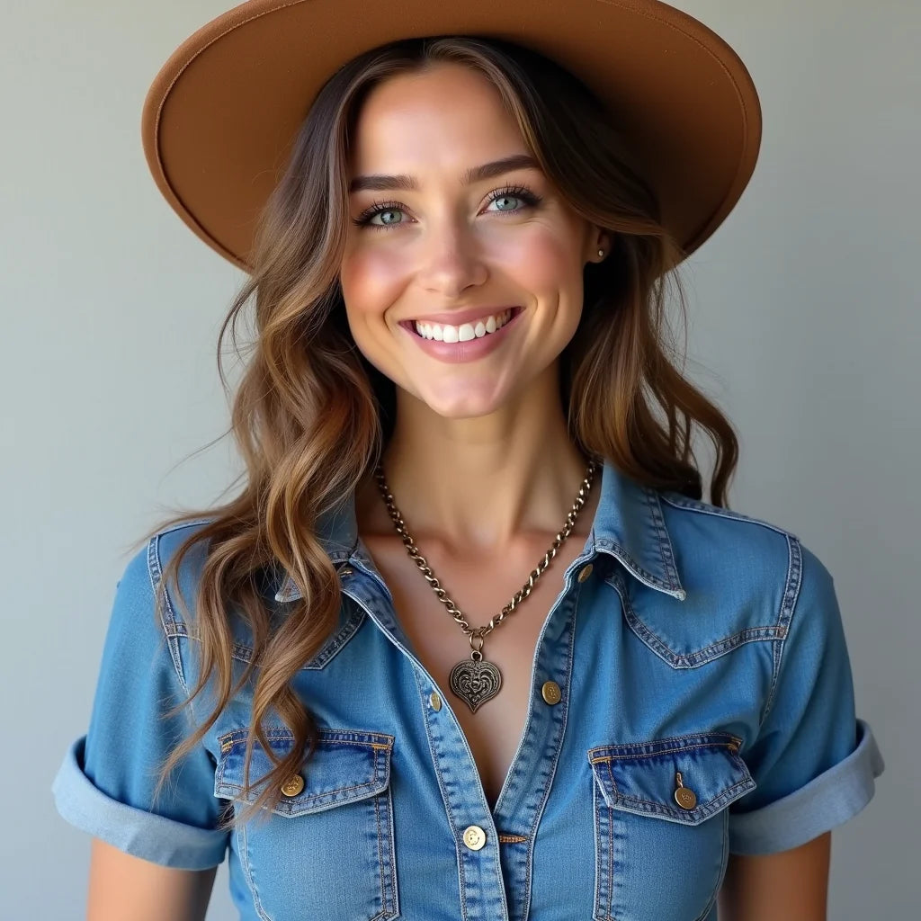 Cowgirl Necklaces - Cowgirl Necklace Styles That Elevate Denim Dresses and Tees