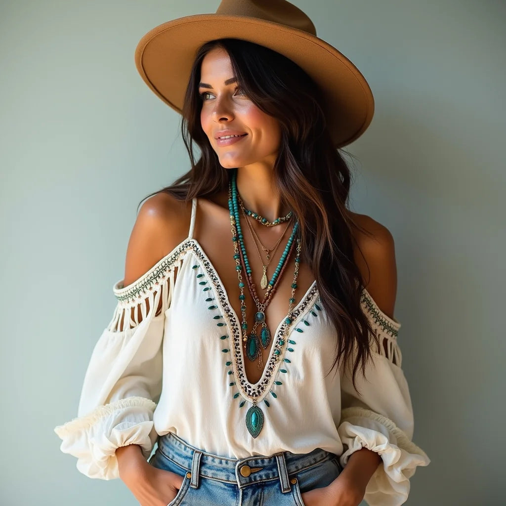 Bohemian, Southwestern, Turquoise, Jewelry - Boho Southwestern Turquoise Jewelry Timeless Style