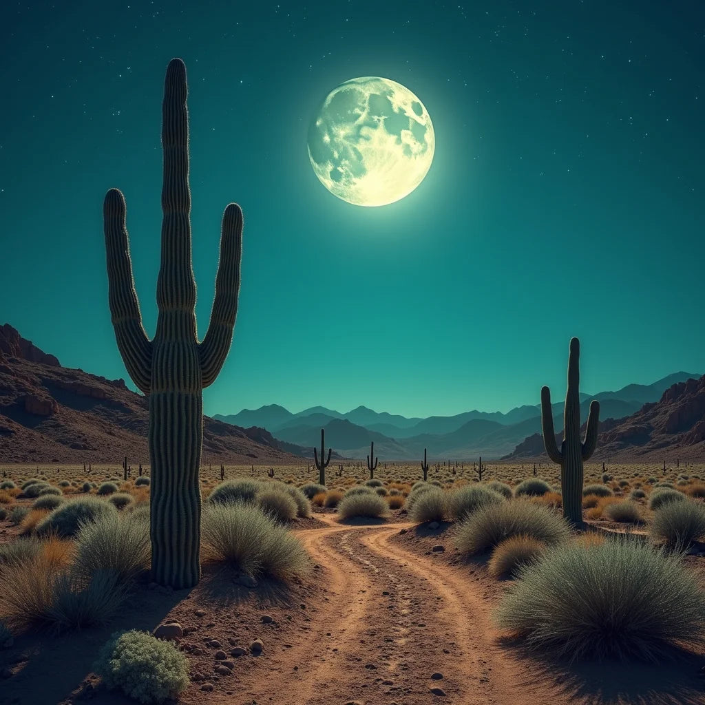 Bohemian, Southwestern, Turquoise, Jewelry - Moonlit Desert Turquoise Jewelry Bohemian Southwestern Chic