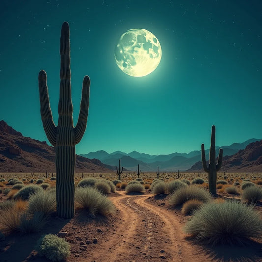 Bohemian, Southwestern, Turquoise, Jewelry - Moonlit Desert Turquoise Jewelry Bohemian Southwestern Chic