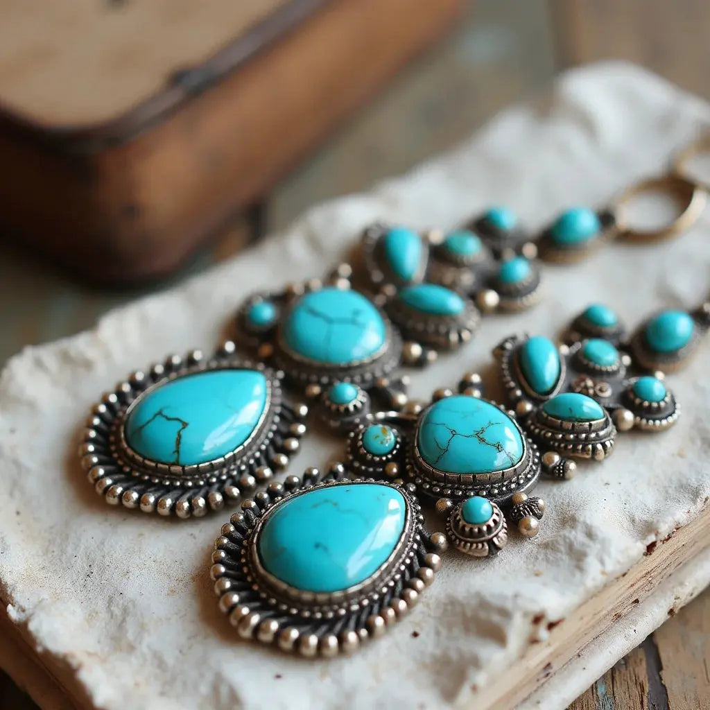 Bohemian, Southwestern, Turquoise, Jewelry - Bohemian Southwestern Turquoise Jewelry Styling Tips