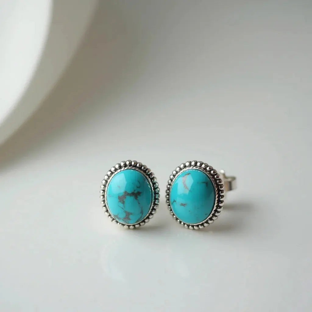 Sterling Silver Turquoise Earrings - Sterling Silver Turquoise Earrings Timeless Pairing Ideas
