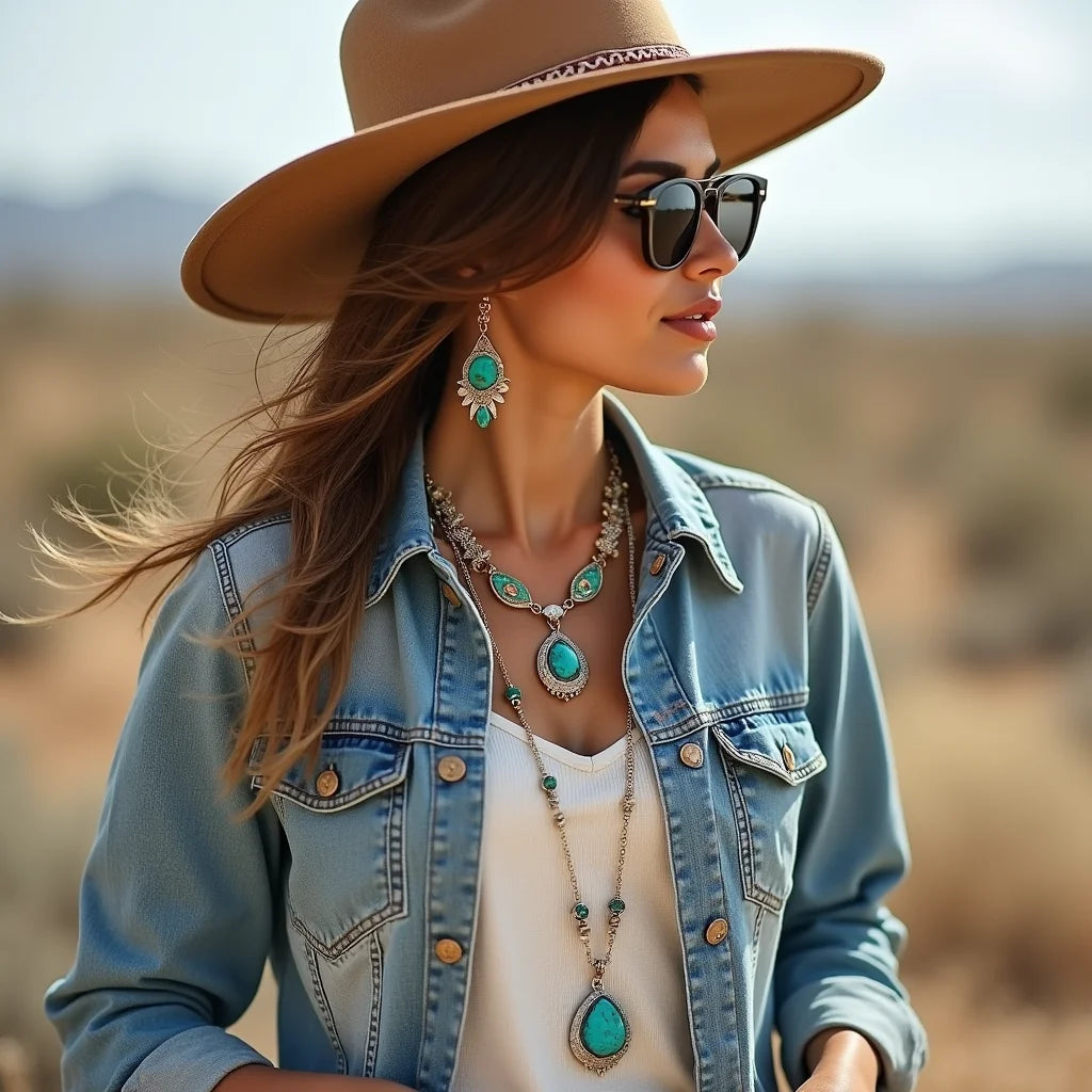 Bohemian, Southwestern, Turquoise, Jewelry - Bohemian Southwestern Turquoise Jewelry for Everyday Style