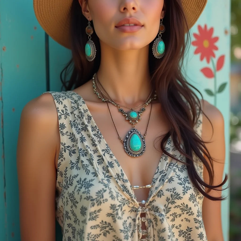 Bohemian, Southwestern, Turquoise, Jewelry - Bohemian Southwestern Turquoise Jewelry for Everyday Style