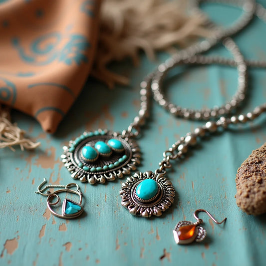 Bohemian, Southwestern, Turquoise, Jewelry - Bohemian Turquoise Jewelry Southwestern Style Essentials