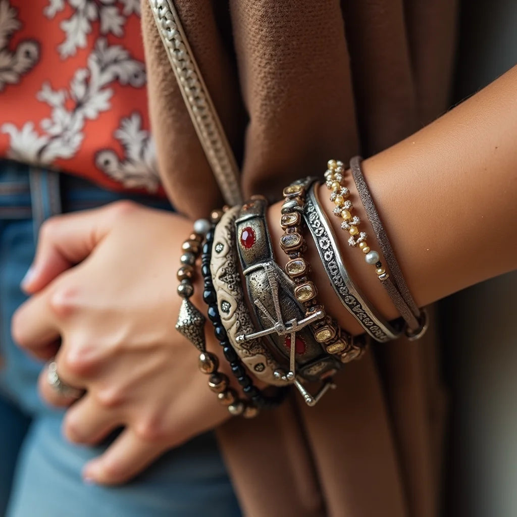 Western Boho Bracelets - Layering Western Boho Bracelets for Everyday Style