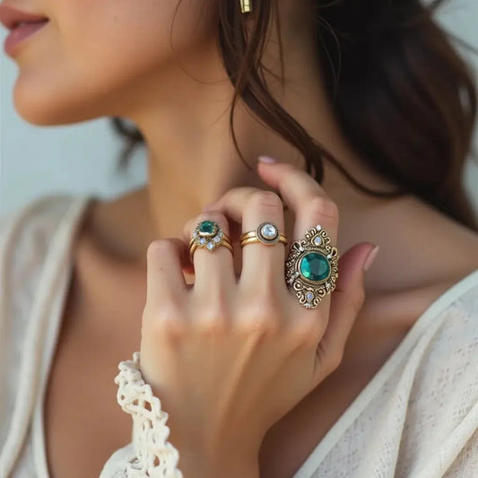 Boho Chic Rings - Boho Chic Rings Effortless Layering for Everyday Style