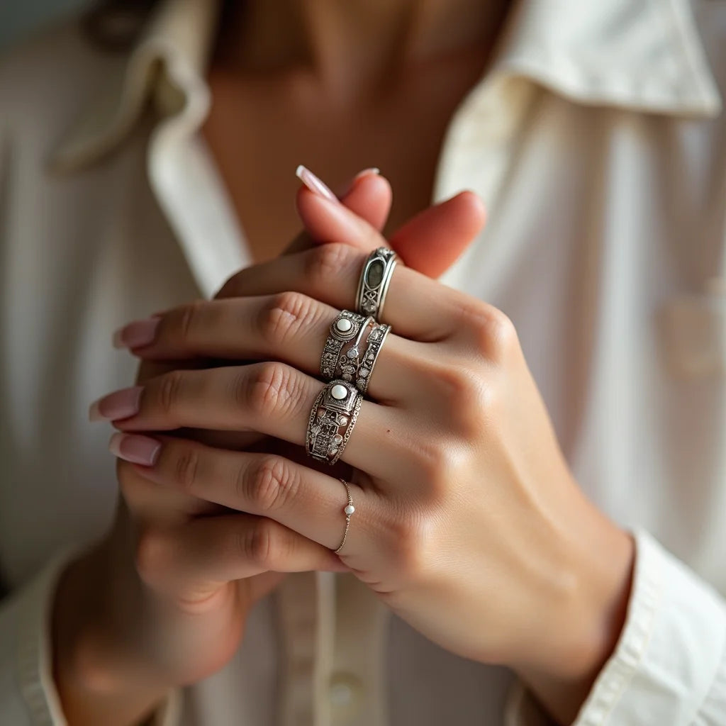 Western Boho Rings - Western Boho Rings for Everyday Stacks and Effortless Style