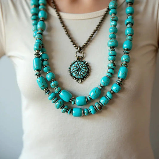 Bohemian, Southwestern, Turquoise, Jewelry - Bohemian Southwestern Turquoise Jewelry Everyday Shine