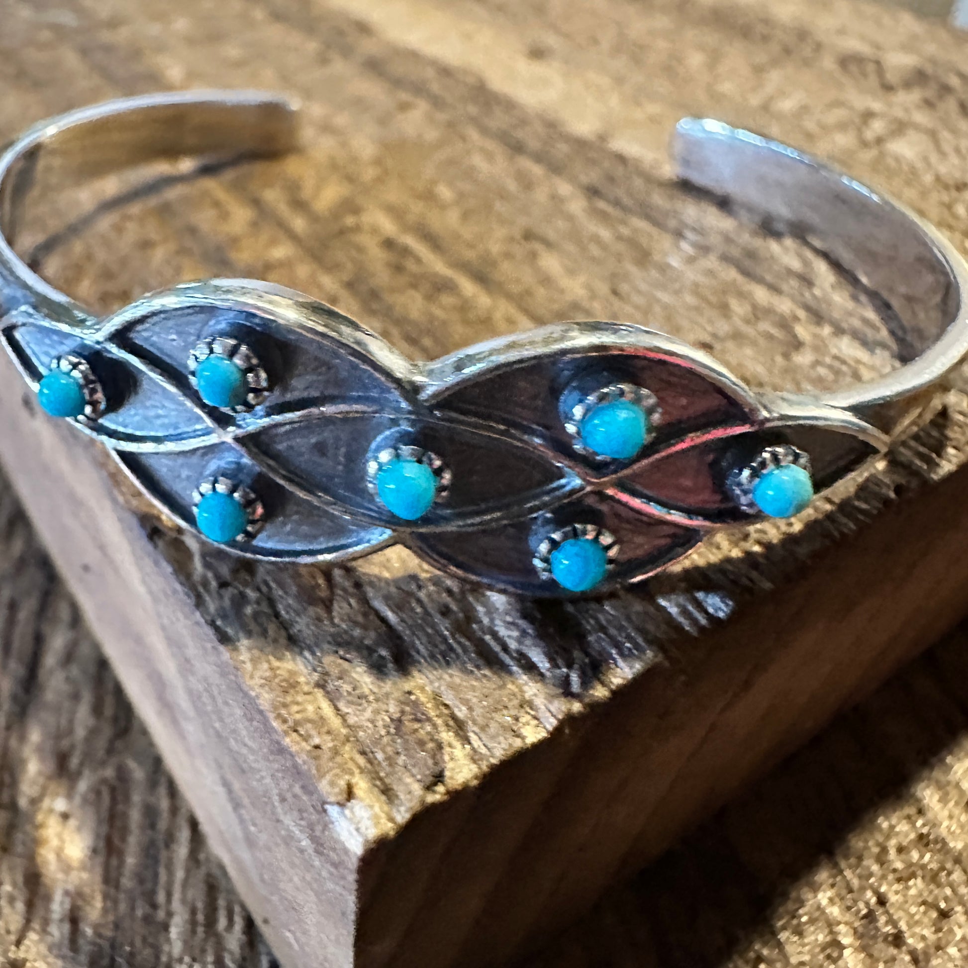 Navajo Lucia Turquoise Sterling Silver Stud Earrings - Handcrafted Authentic Native American Jewelry in Gift Box - Silver Elegant