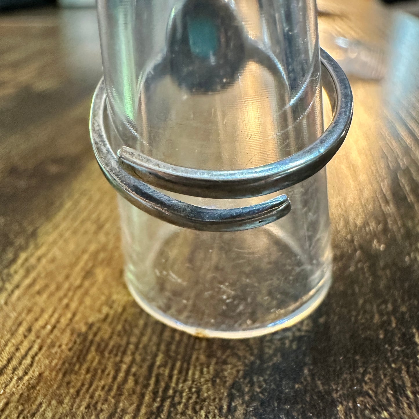 Boho Native Inspired Turquoise Serenity Sterling Silver Adjustable Ring, Gift Box Silver Elegant