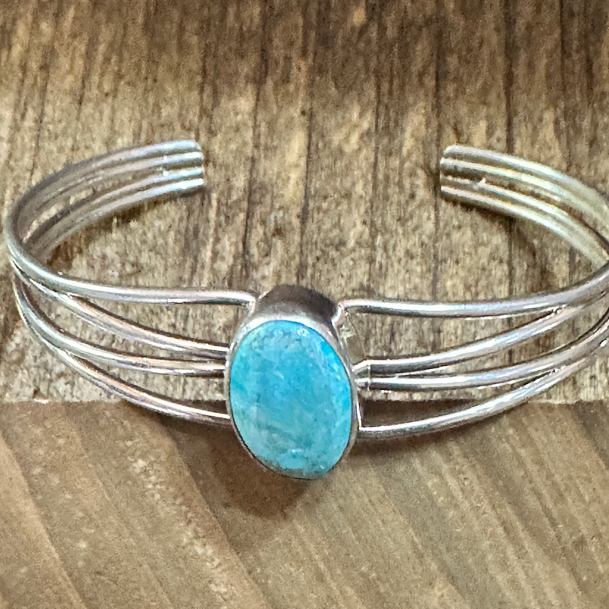 Navajo Turquoise Spiny Sterling Silver Bracelet Loop Cuff Stamped Begay Silver Elegant