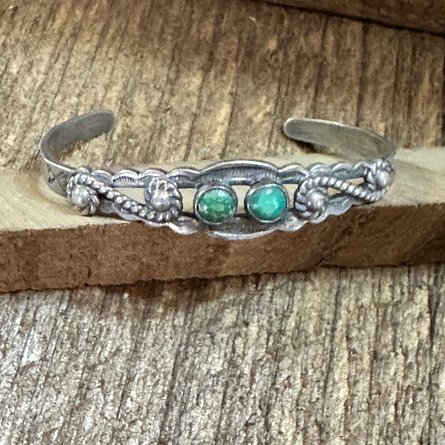 Handmade Navajo Style Pink Dream Mojave Sterling Silver Cuff Bracelet Natural Stone Silver Elegant
