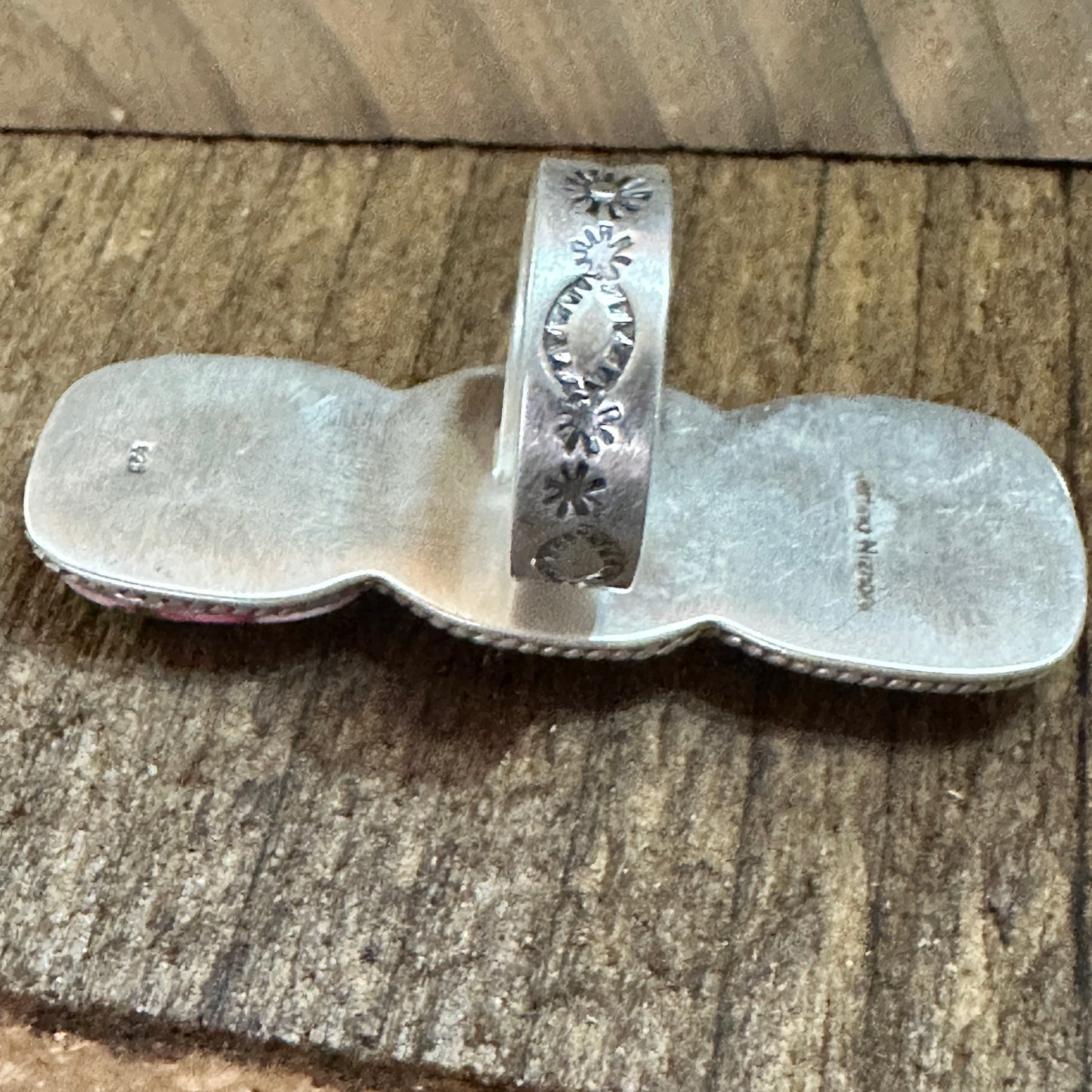 Handmade Sterling Silver Dahlia Rose Adjustable Ring by Nizhoni Silver Elegant