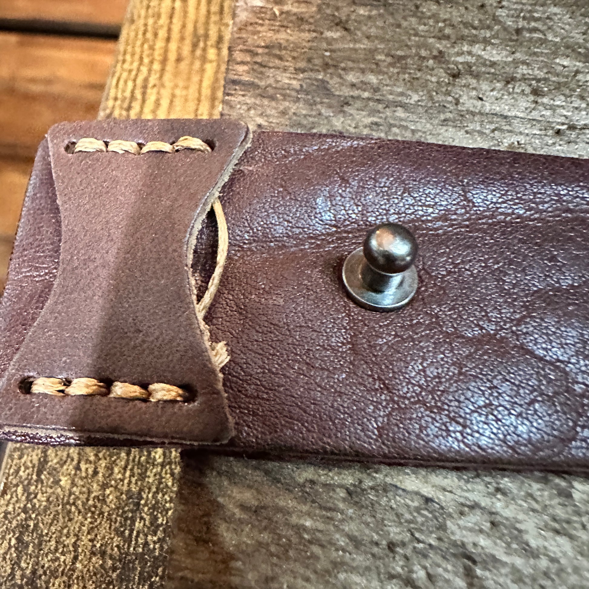 Brown Leather Bracelet , Native American Thunderbird,  Western Style WildWestBoho