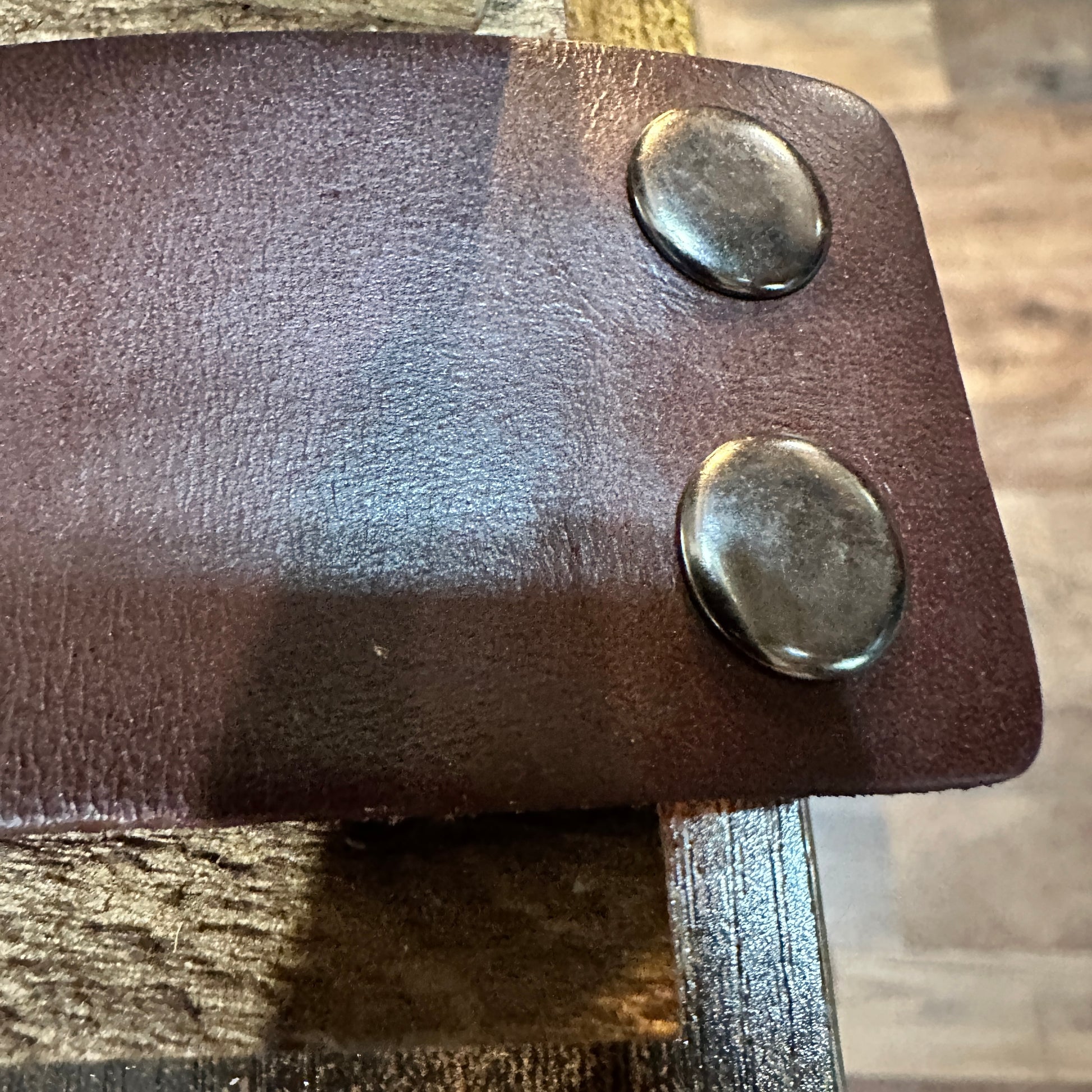 Natural Green Stone Dark Brown Leather Cuff Bracelet, Leather Accessories WildWestBoho