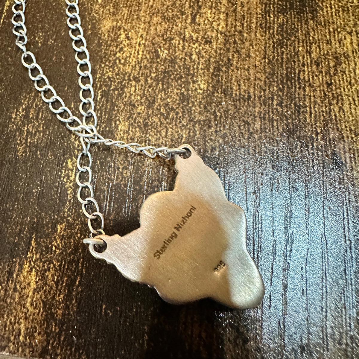 Kingman Dahlia Rose Necklace , 925 Sterling Silver, Signed Silver Elegant