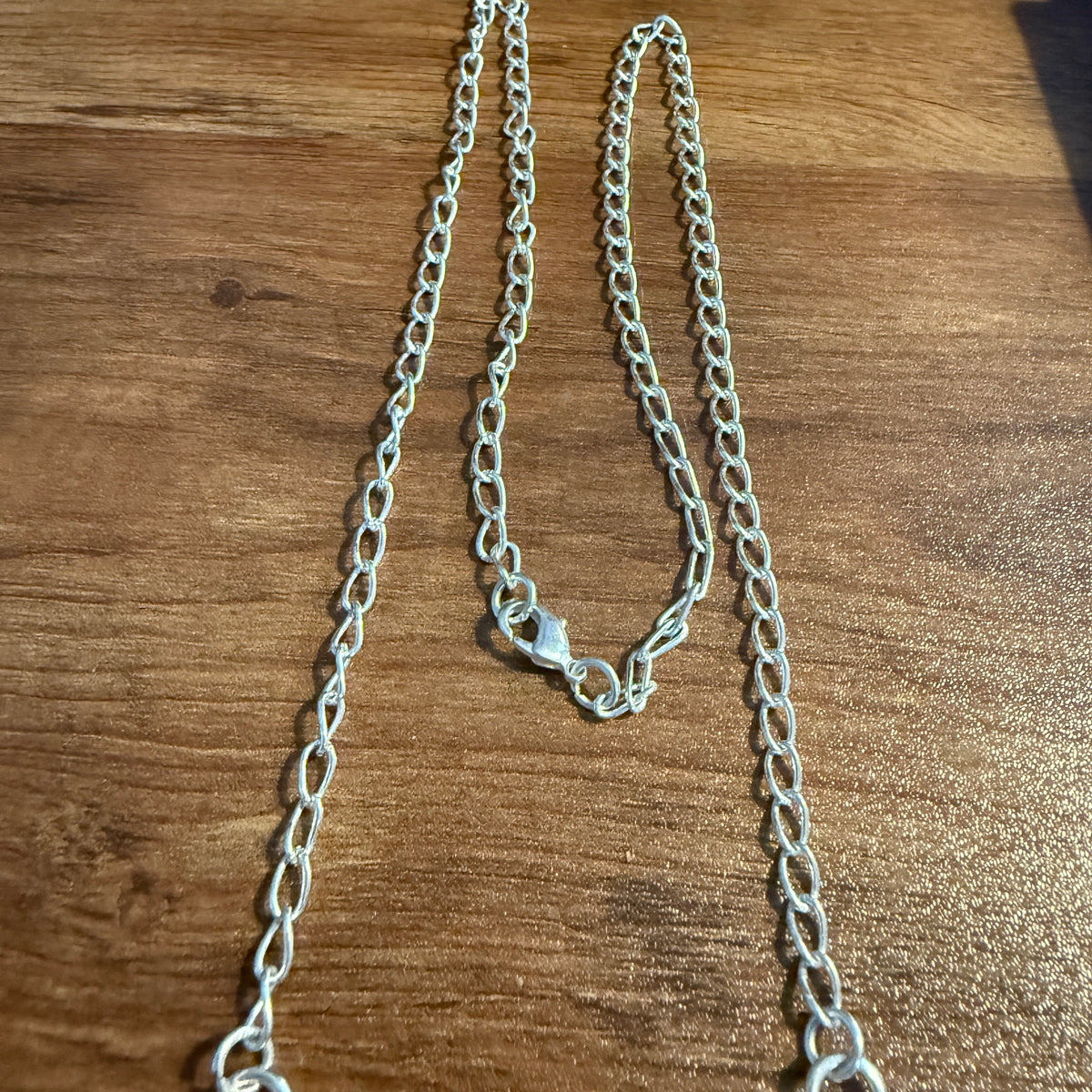 Cotton Candy Dalhia Turquoise Gemstone Necklace Silver Silver Elegant