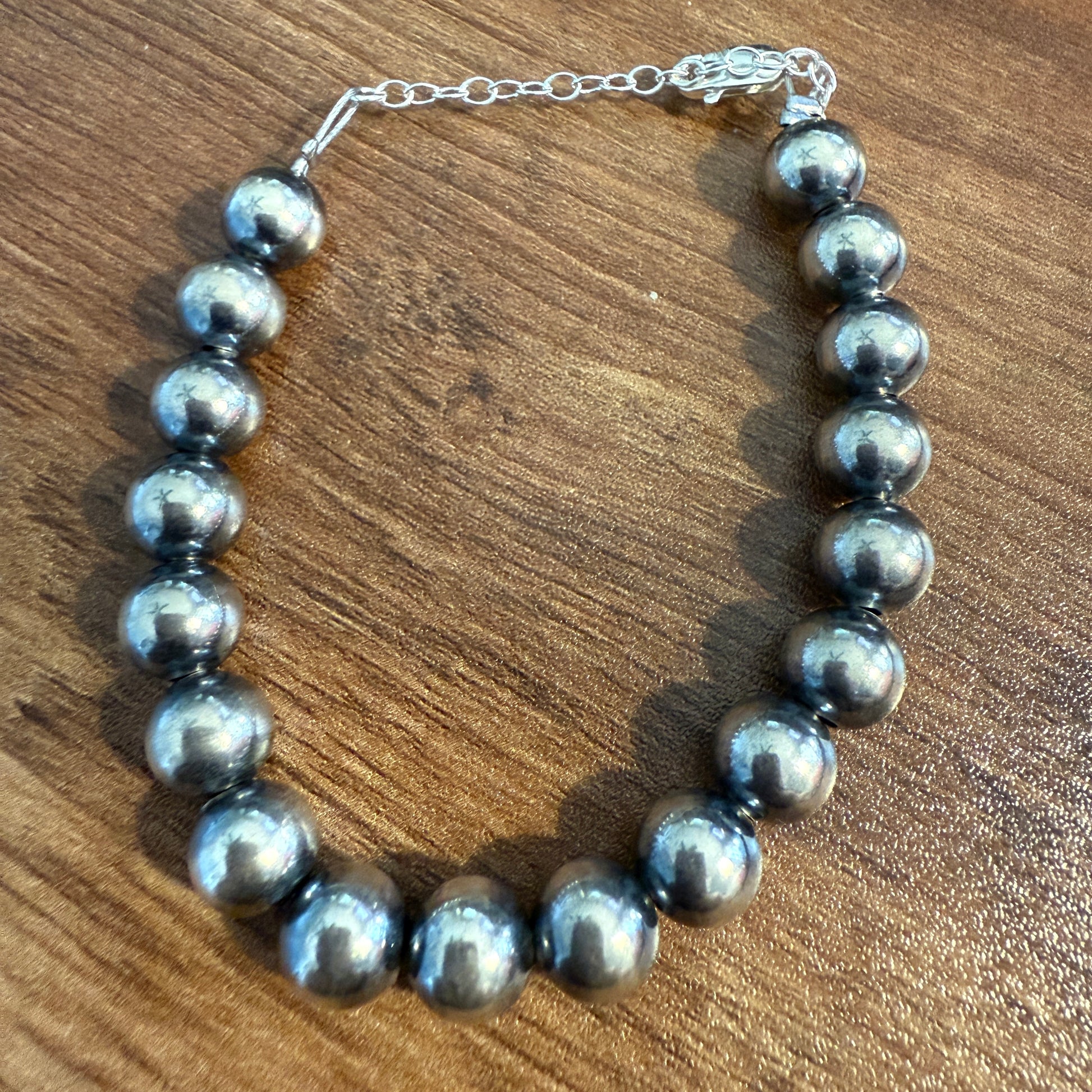 Sterling Silver Pearl Bracelet Available in Multiple Sizes with Extender WildWestBoho