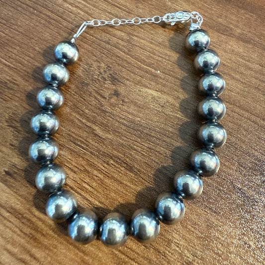 Sterling Silver Pearl Bracelet Available in Multiple Sizes with Extender WildWestBoho