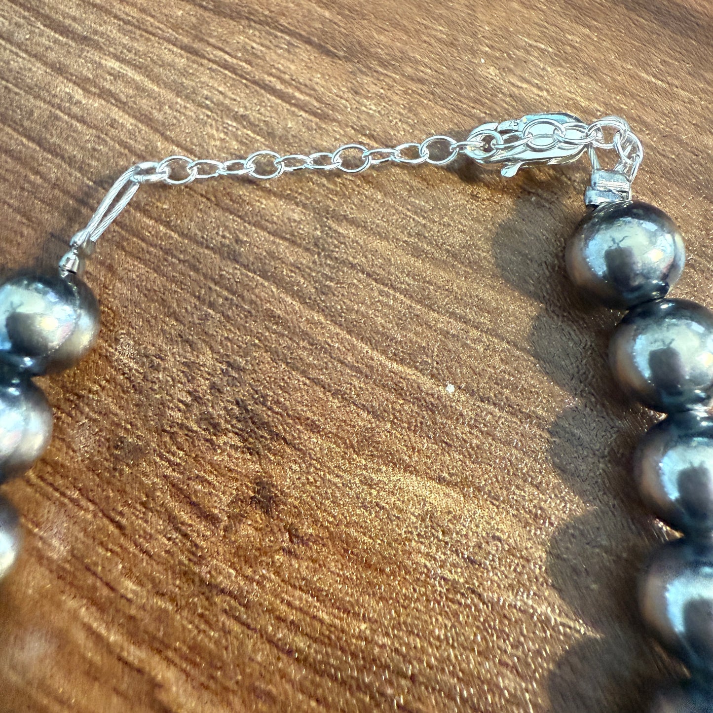 Sterling Silver Pearl Bracelet Available in Multiple Sizes with Extender WildWestBoho