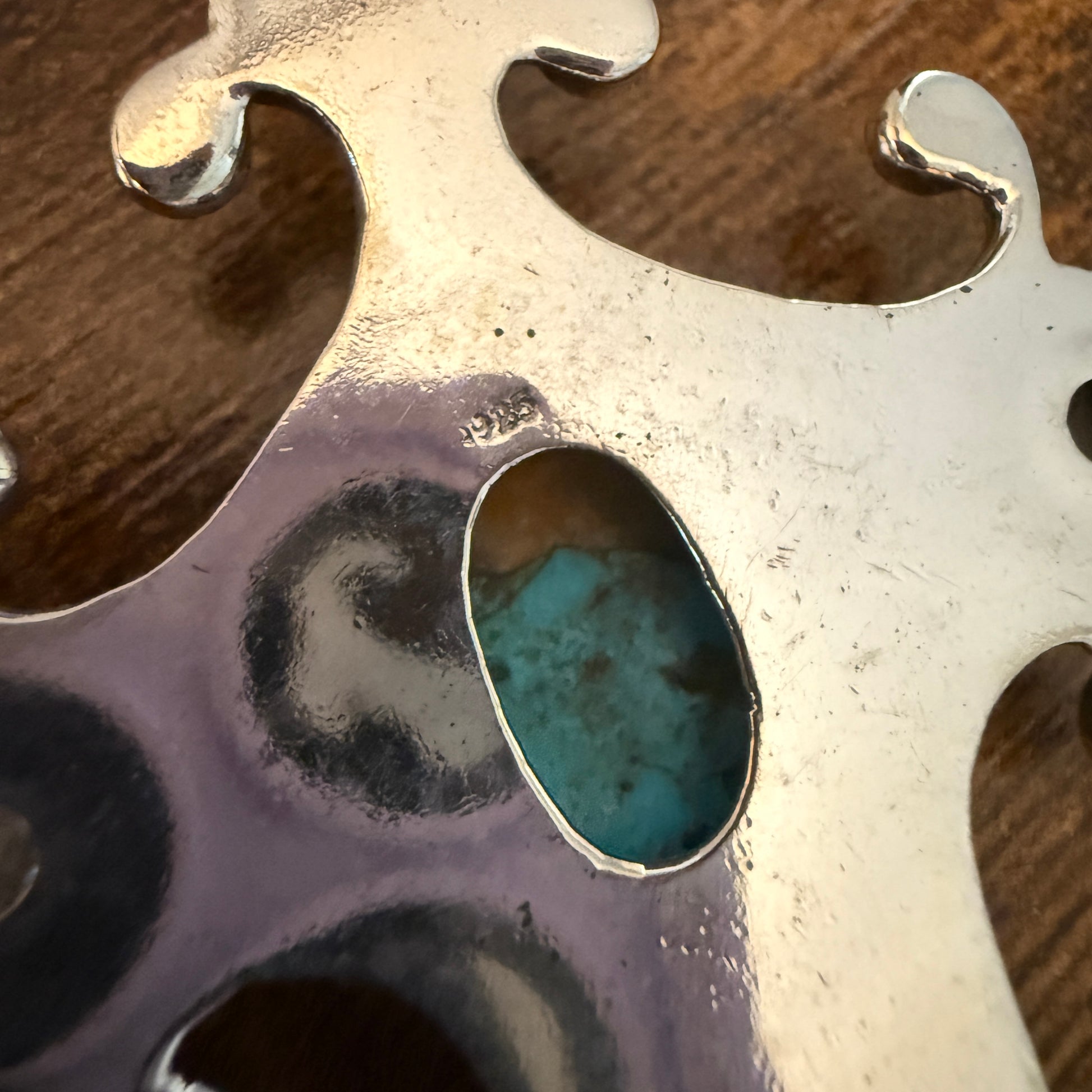 Religion Cross Blue Turquoise Copper Dalhia Oval Natural Stone Rainbow Moonstone Pendant Necklace Silver Elegant