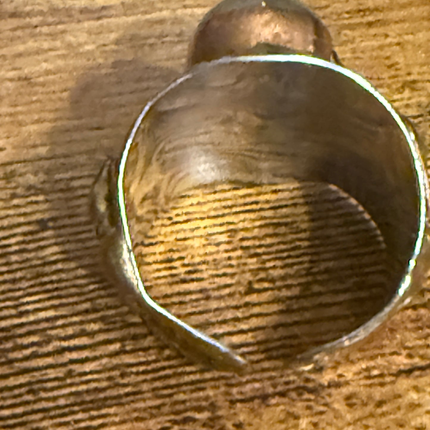Handcrafted Moss Agate Gemstone Adjustable Ring Mixed Metals Silver Elegant