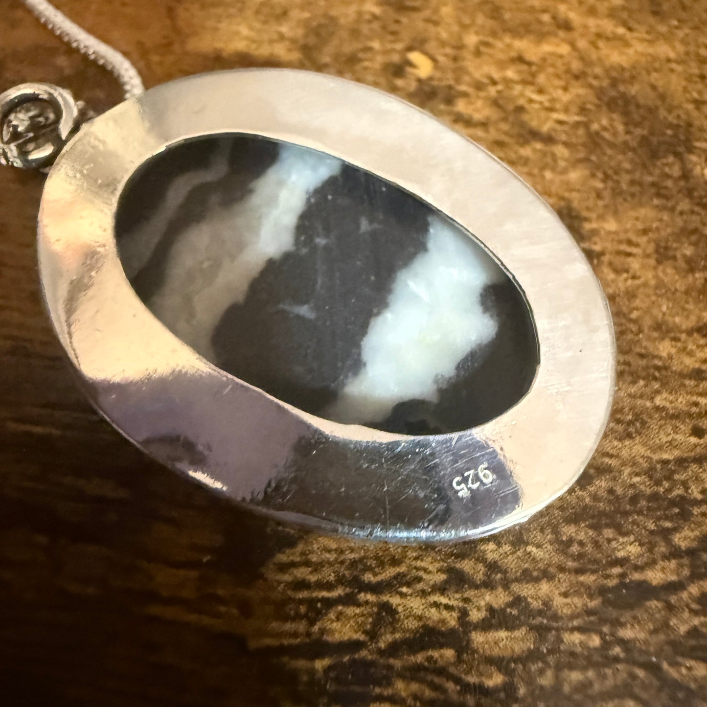 White Buffalo Turquoise Dahlia Pendant Sterling Silver 18 Inch Chain Silver Elegant