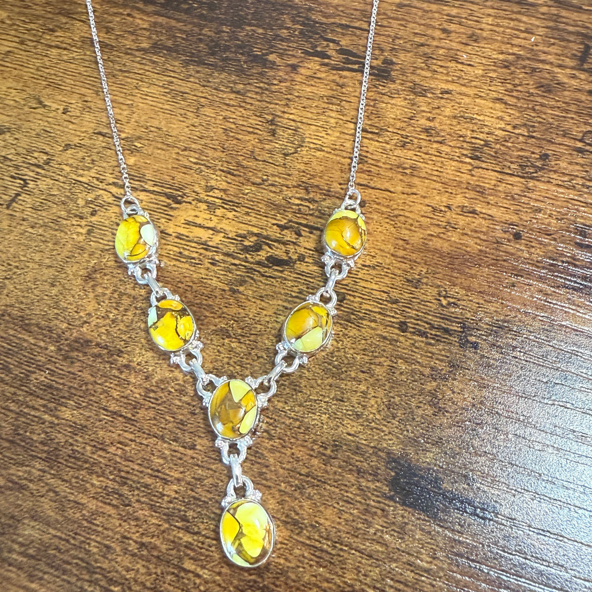 Honey Dahlia Lariat Necklace In 925 Sterling Silver Adjustable 18 To 20 Inch Silver Elegant