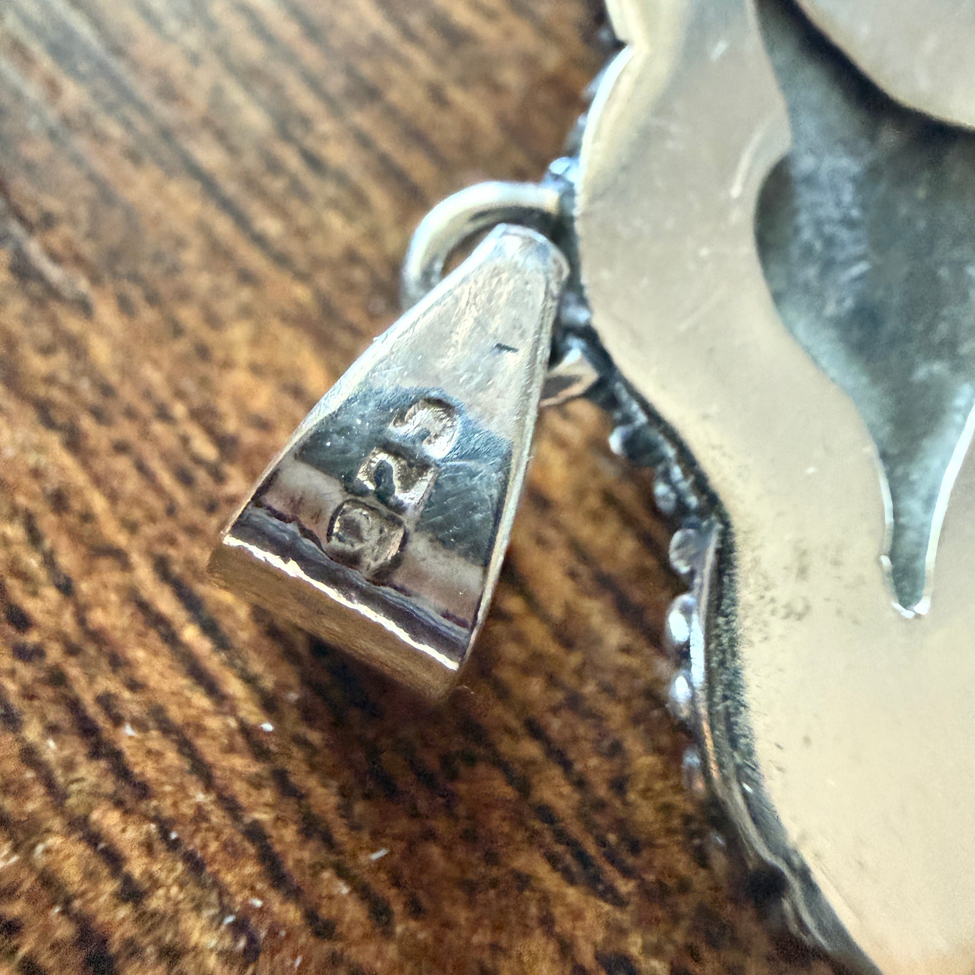 White Buffalo Turquoise Dahlia Pendant 925 Sterling Silver Handcrafted Silver Elegant