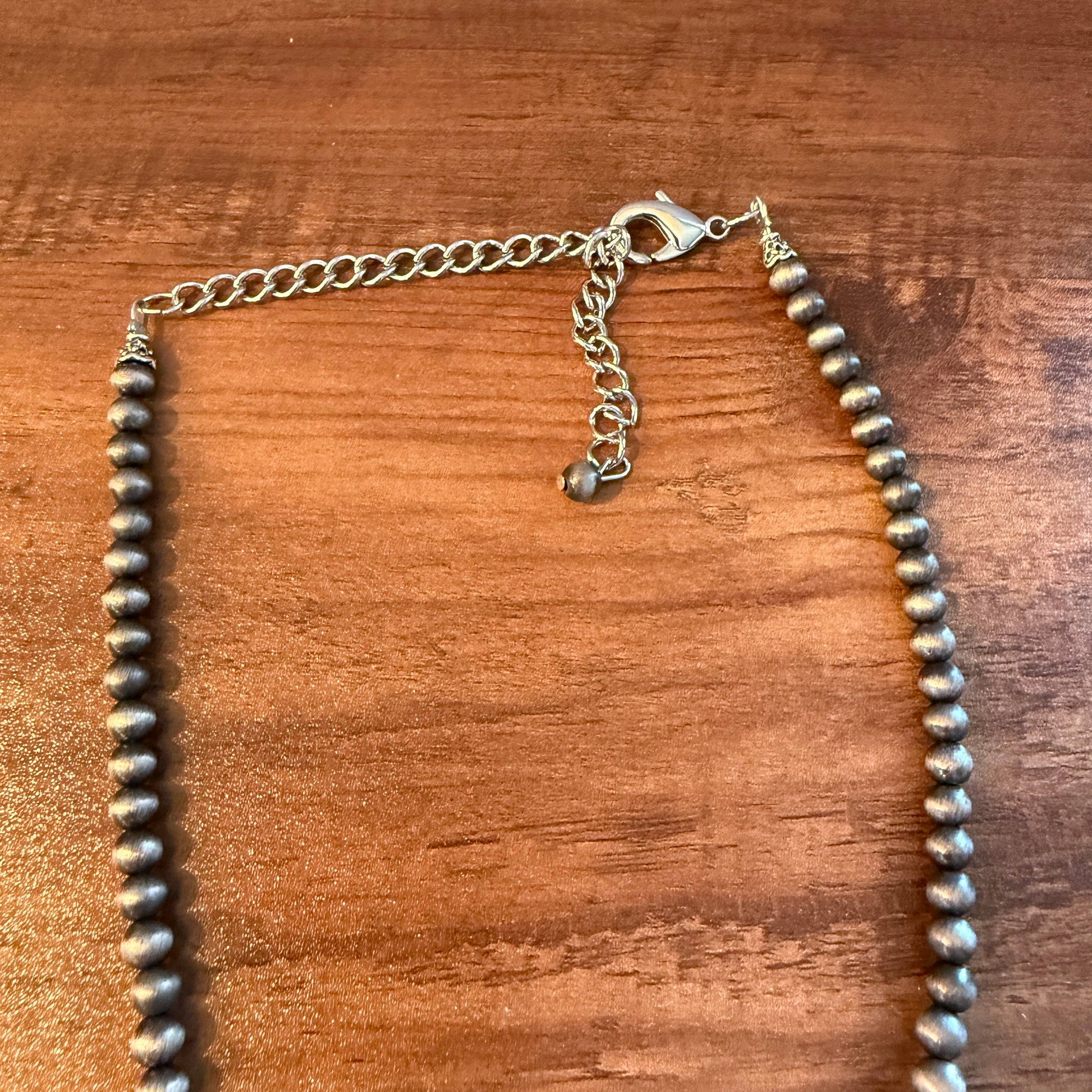 Squash Blossom Turquoise Necklace 18 to 23 Inch Extender Silver Elegant