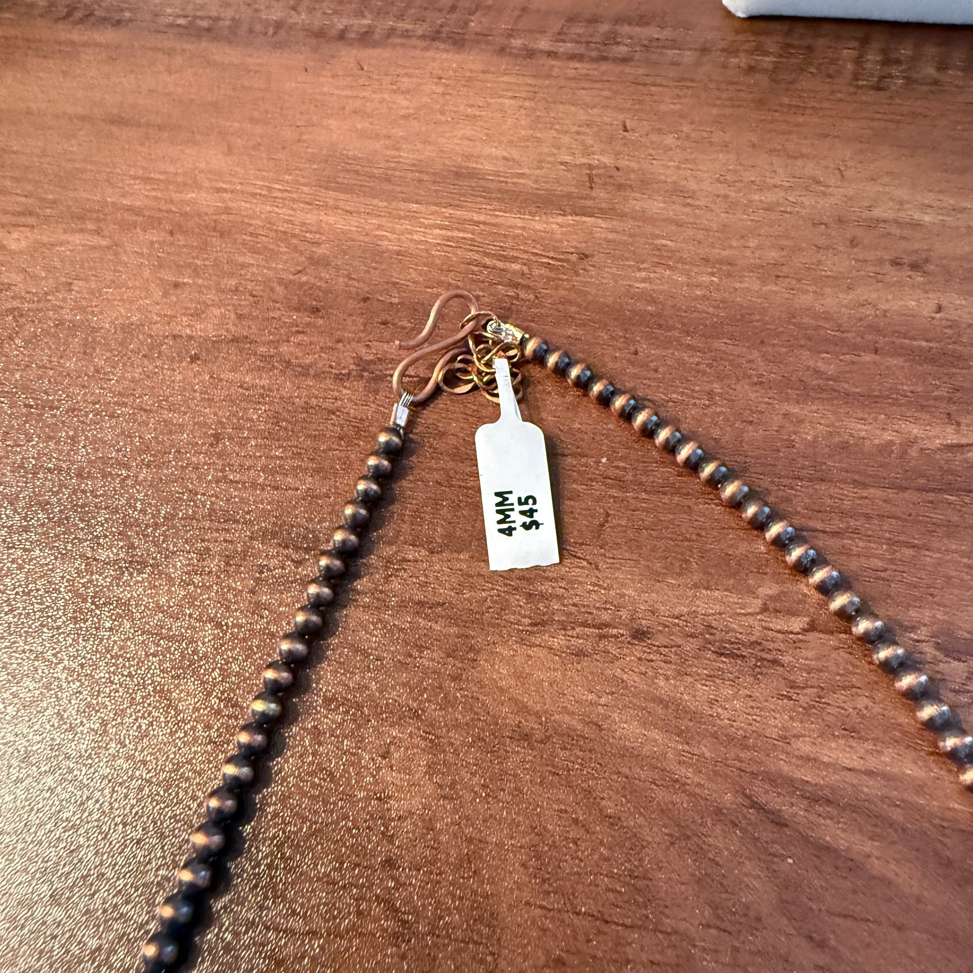 Handcrafted Golden Hill Turquoise Pendant With Copper Chain 18 Inch Necklace Wild West Boho