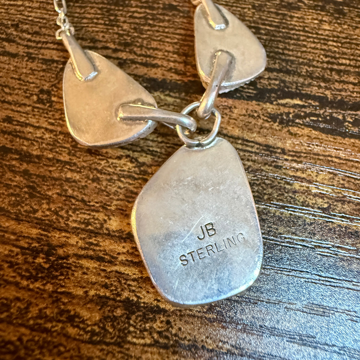 Jennifer Begay White Buffalo Dahlia Gemstone Necklace Sterling Silver 16in Wild West Boho