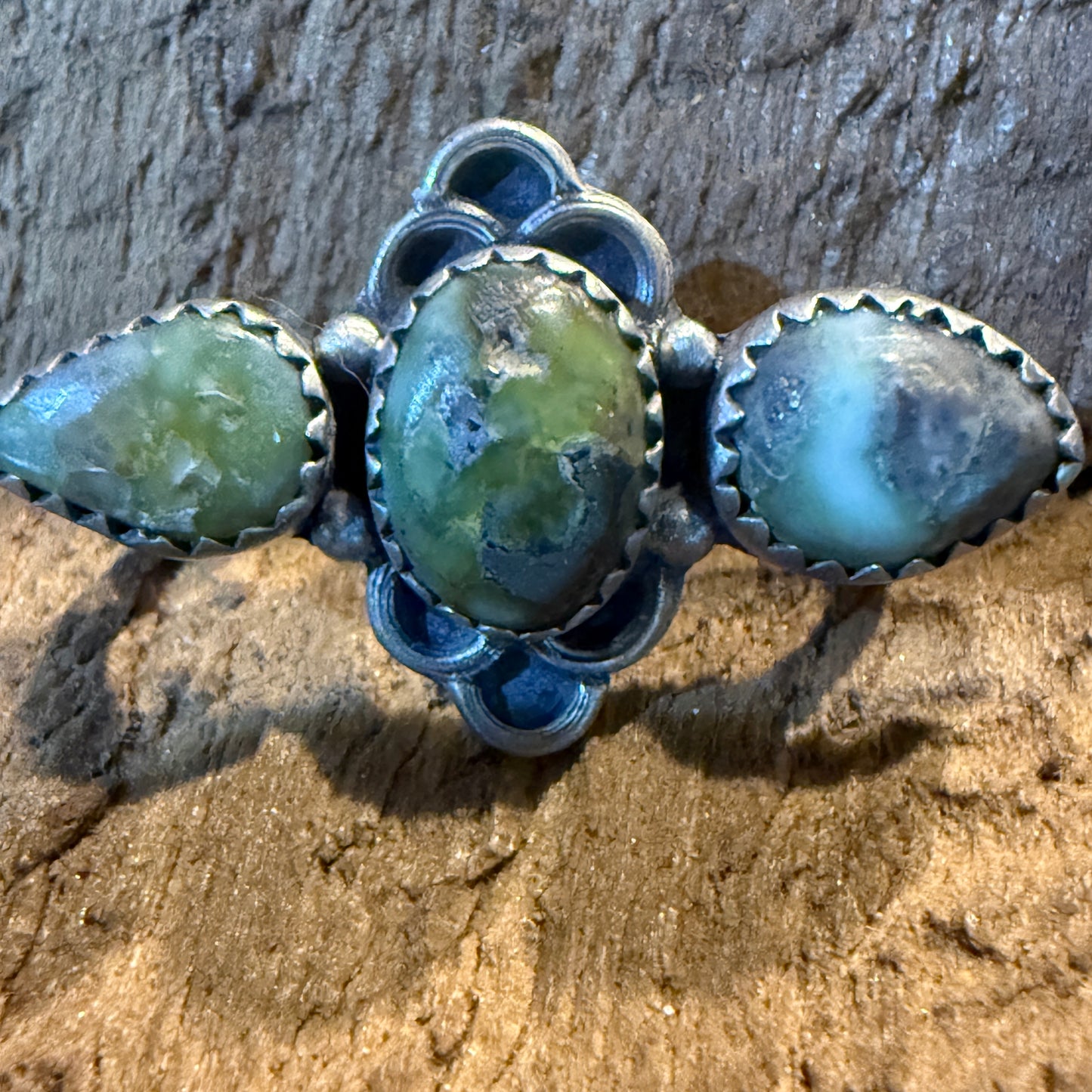 Emerald Valley Turquoise Gemstone Watch Band Charm In Sterling Silver Adjustable Wild West Boho
