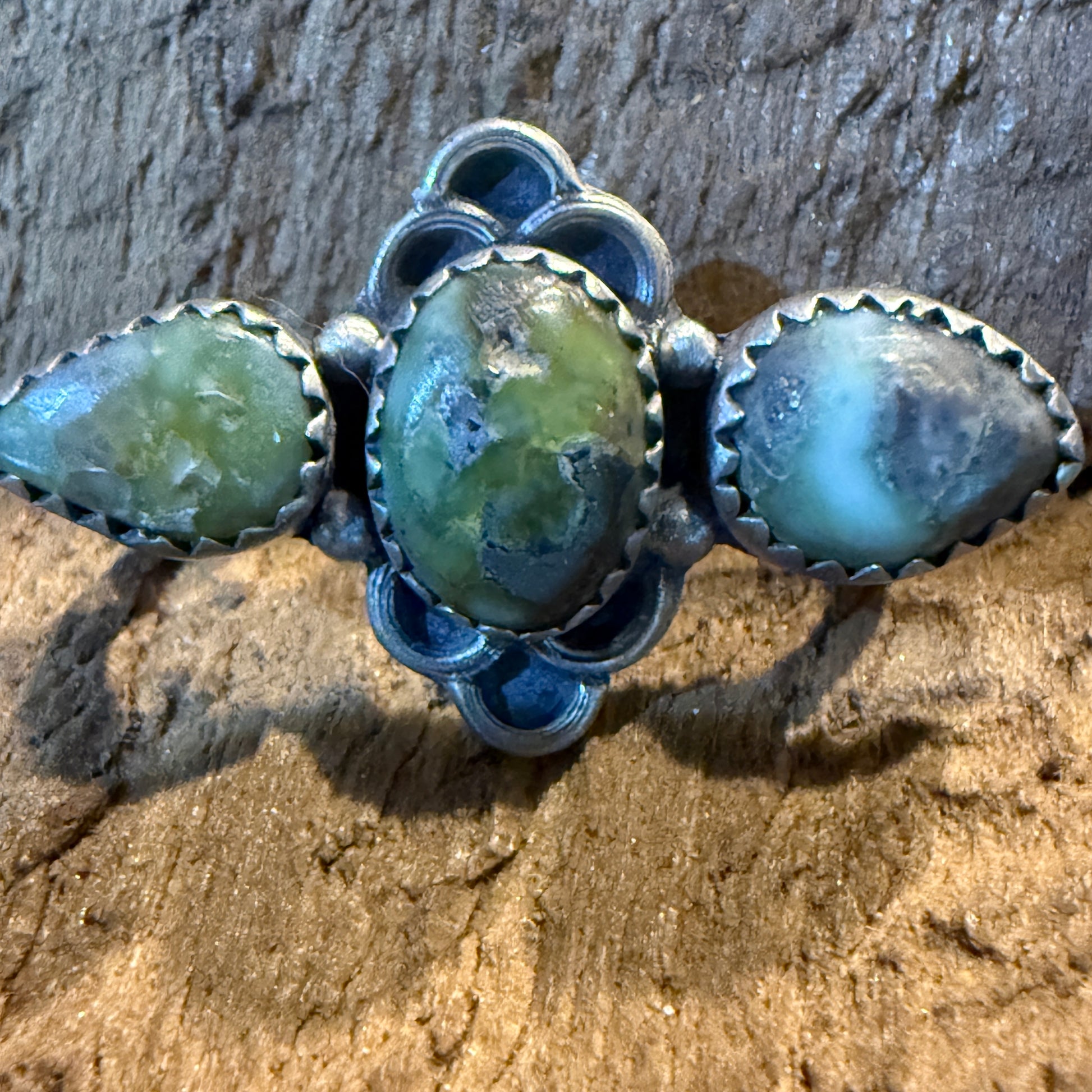 Emerald Valley Turquoise Gemstone Watch Band Charm In Sterling Silver Adjustable Wild West Boho