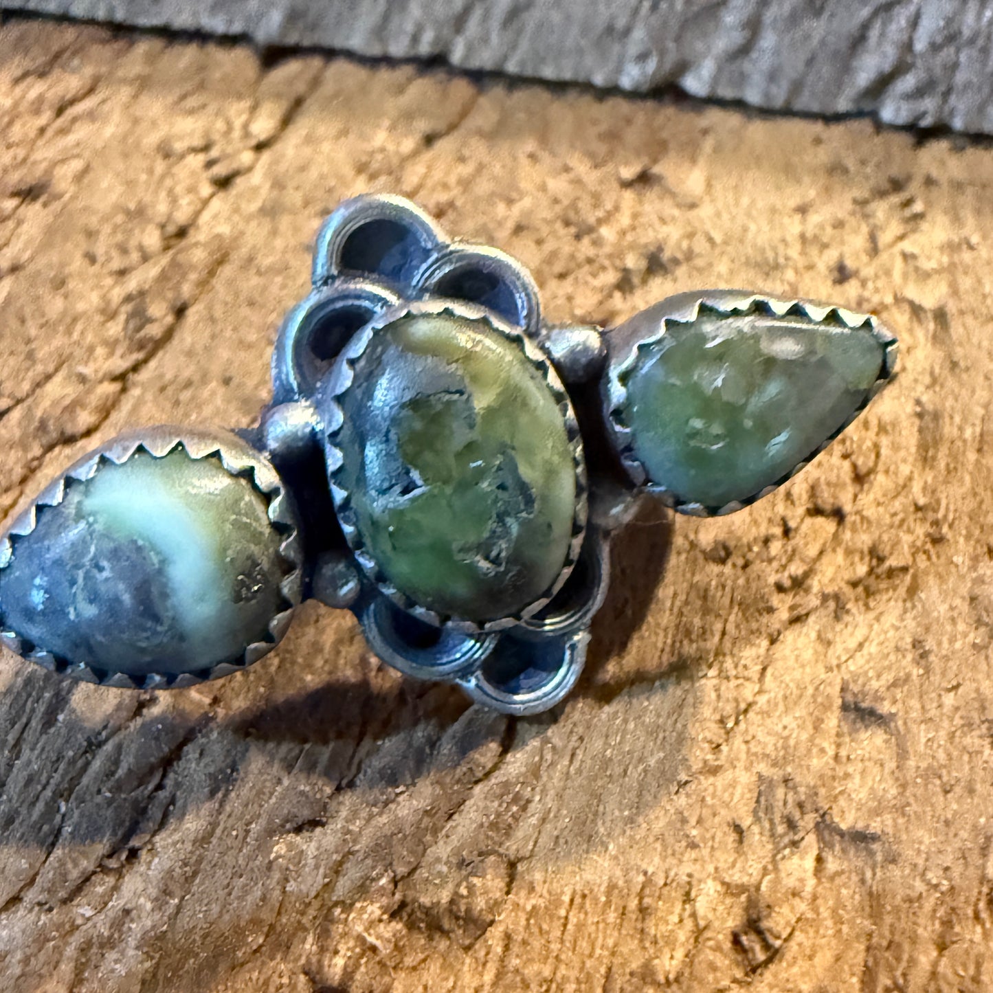 Emerald Valley Turquoise Gemstone Watch Band Charm In Sterling Silver Adjustable Wild West Boho