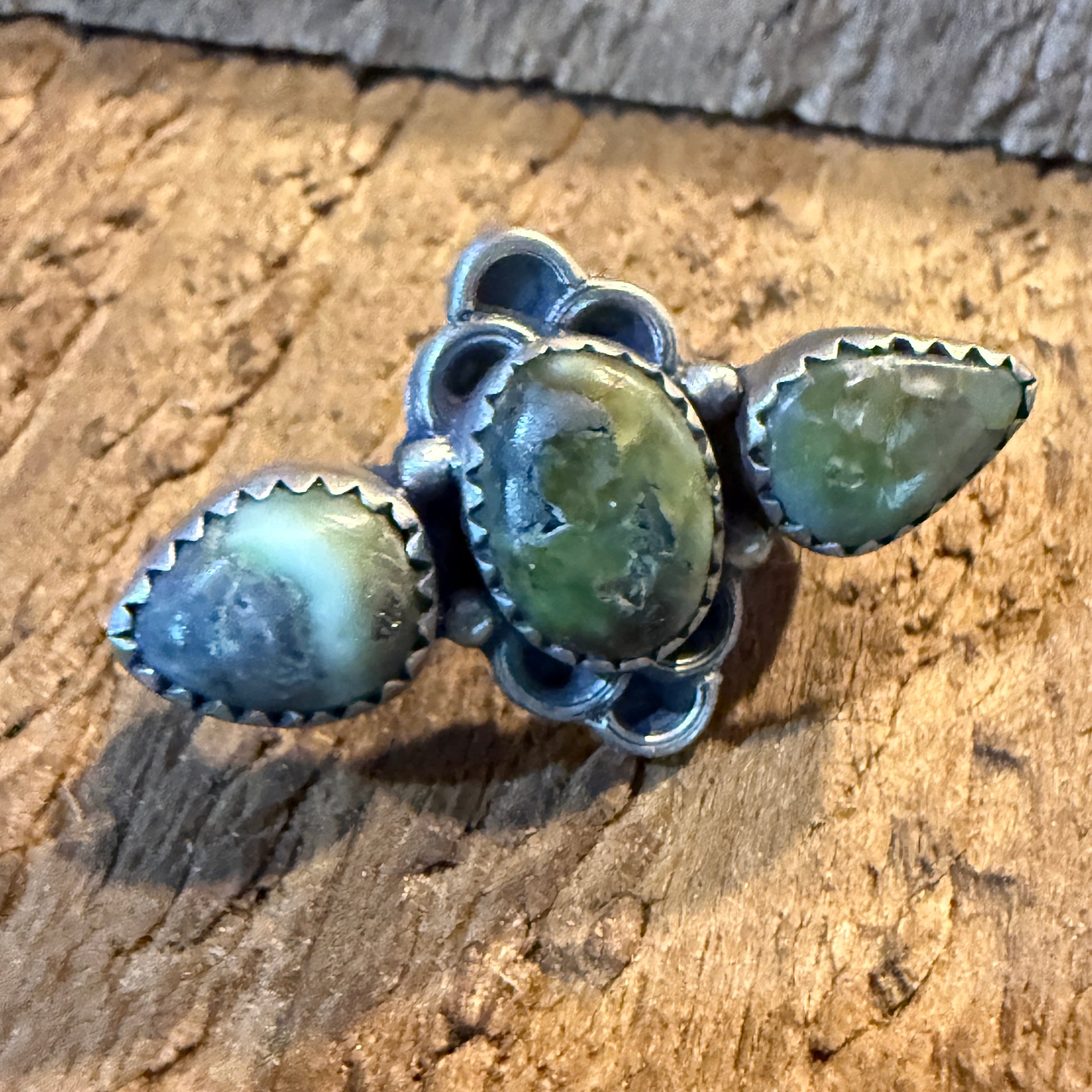 Emerald Valley Turquoise Gemstone Watch Band Charm In Sterling Silver Adjustable Wild West Boho