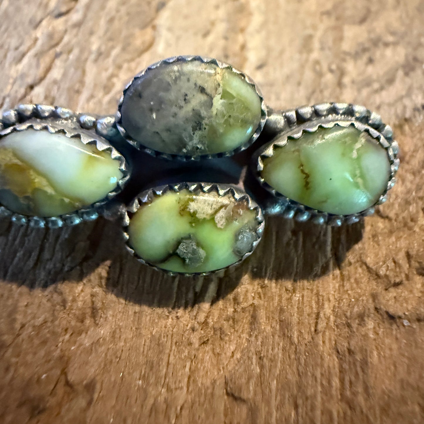 Palomino Turquoise Gemstone Slider Watchband Charm In Sterling Silver Wild West Boho