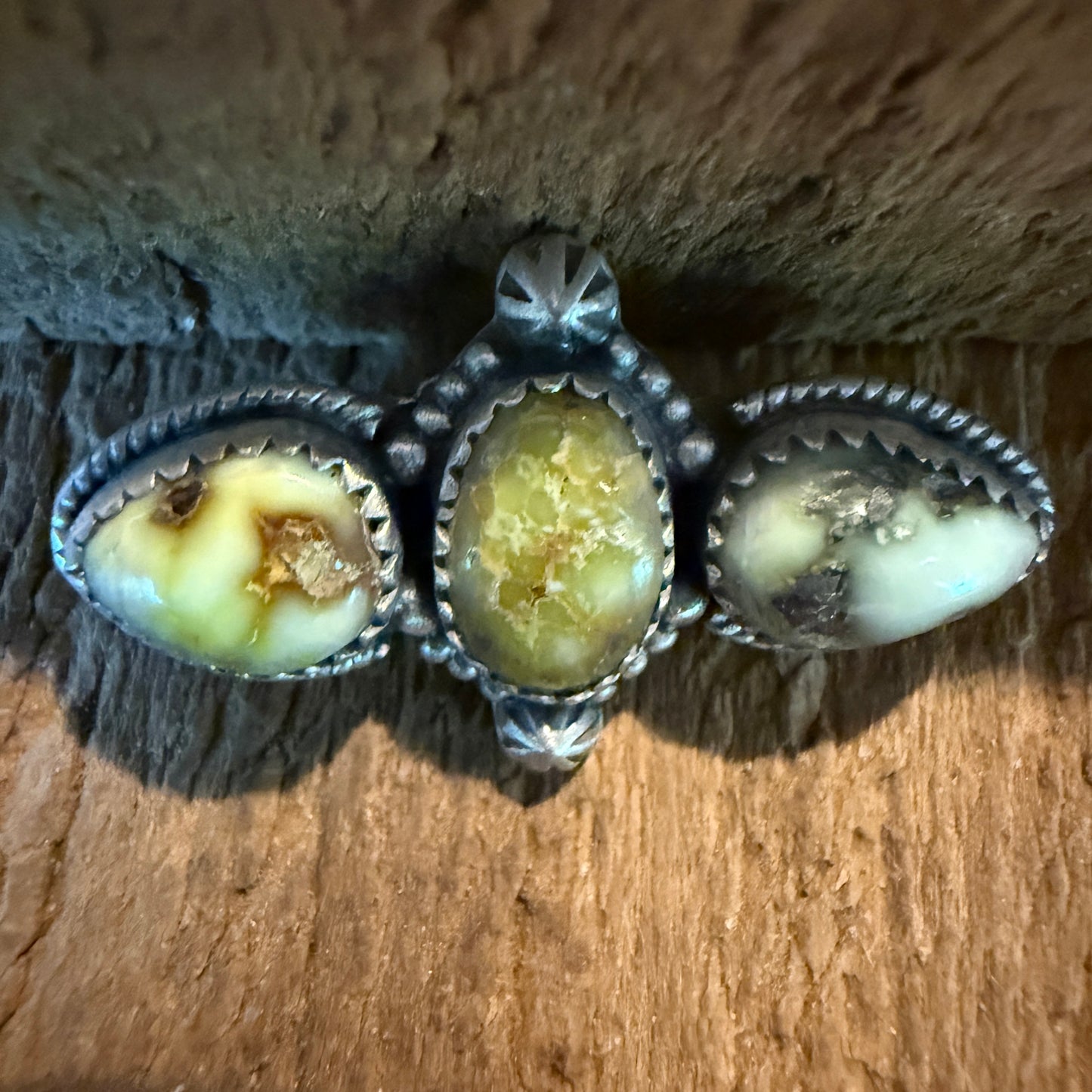 Palomino Turquoise Gemstone Slider Watch Band Charm In Sterling Silver Wild West Boho