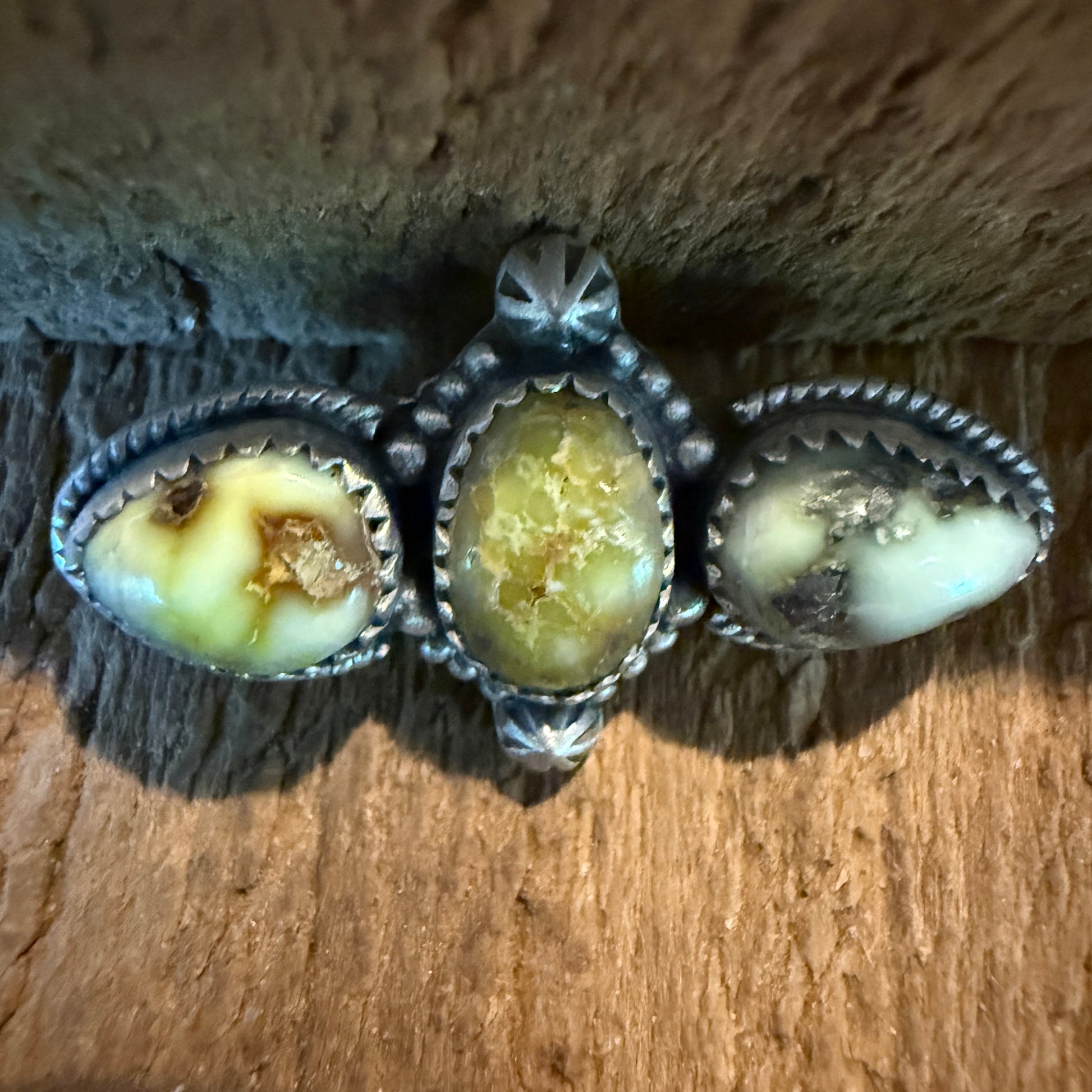 Palomino Turquoise Gemstone Slider Watch Band Charm In Sterling Silver Wild West Boho