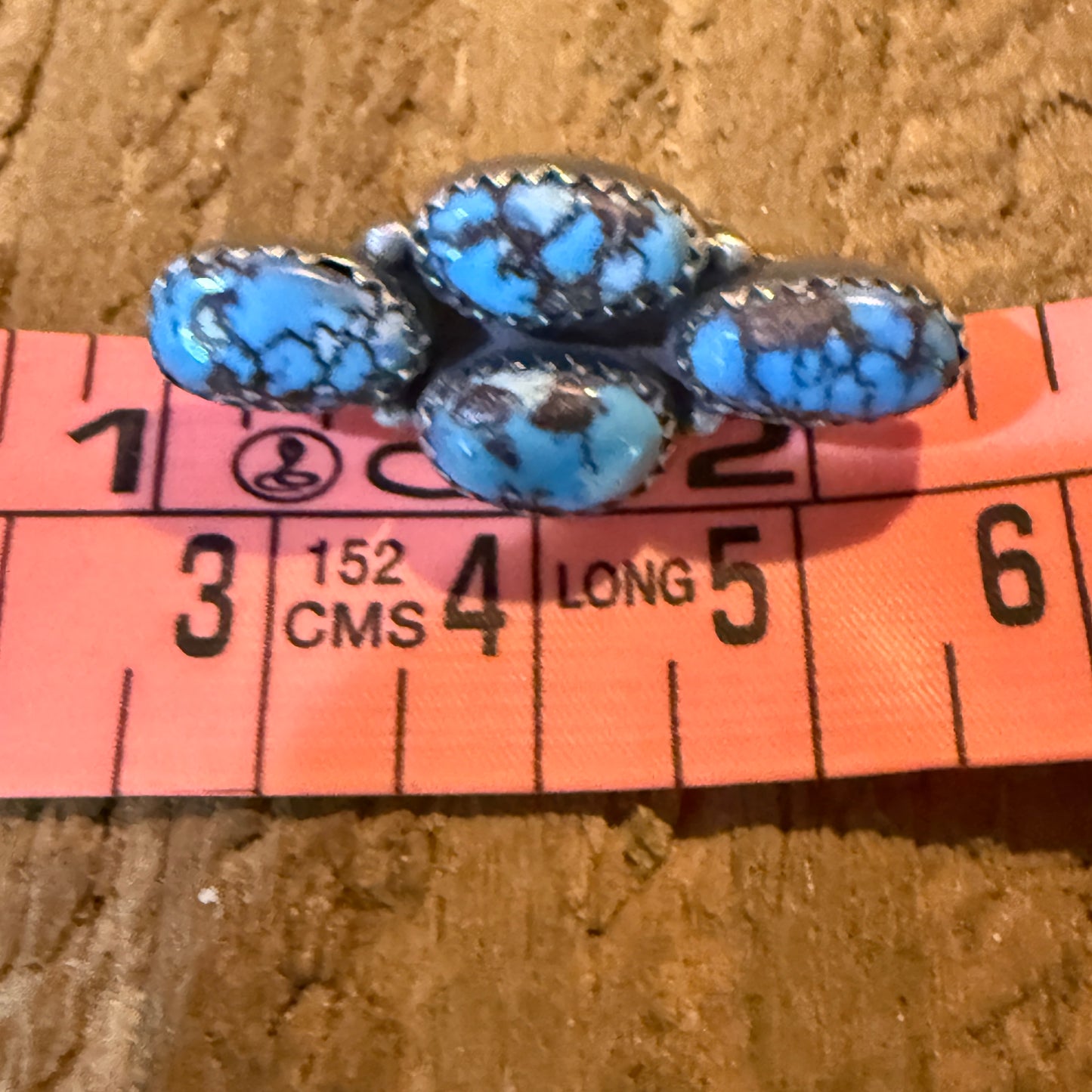 Golden Hills Turquoise Gemstone Slider Flex Watch Band Charm Sterling Silver Wild West Boho